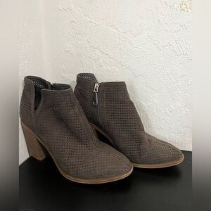 DV dolce vita Perforated Ankle Boots in Brown